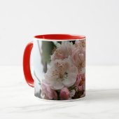 Mug Les fleurs de pommier le printemps est là (Devant gauche)