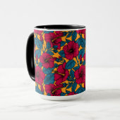 Mug Les fleurs d'Hibiscus (Devant gauche)