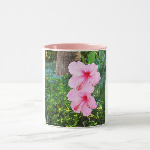 Mug Les fleurs d'Hibiscus roses