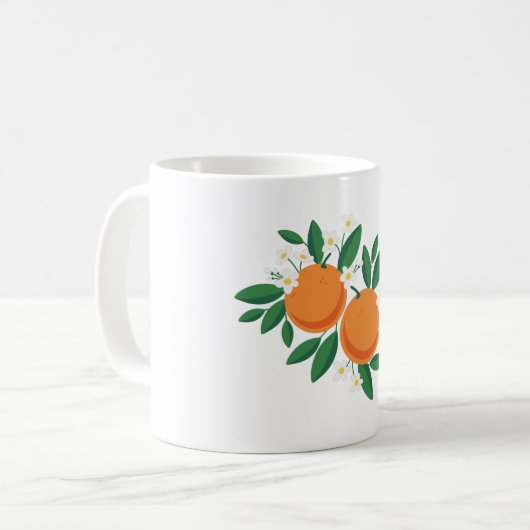 Mug Les fleurs d'oranges (Devant gauche)