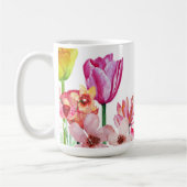 Mug Les fleurs du jardin du printemps (Gauche)