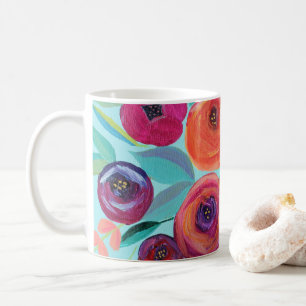 Mug Les fleurs florales colorées