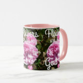 Mug Les fleurs sont des baisers de Dieu Inspiration (Devant droit)