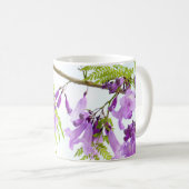 Mug Les fleurs violettes de Jacaranda (Devant droit)