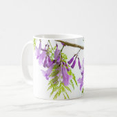 Mug Les fleurs violettes de Jacaranda (Devant gauche)