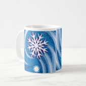 Mug Les flocons de neige au vent - (Devant gauche)