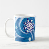 Mug Les flocons de neige au vent - (Gauche)