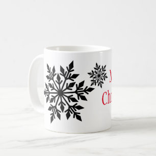 Mug Les flocons de neige de Noël