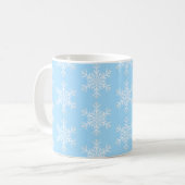 Mug Les flocons de neige de Noël (Devant gauche)