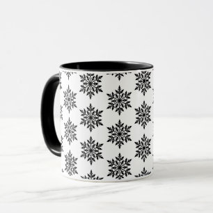 Mug Les flocons de neige de Noël