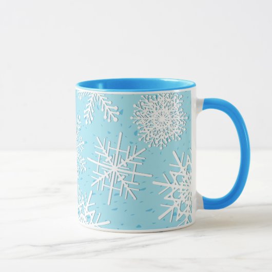 Mug Les flocons de neige, muqueuse (Droite)