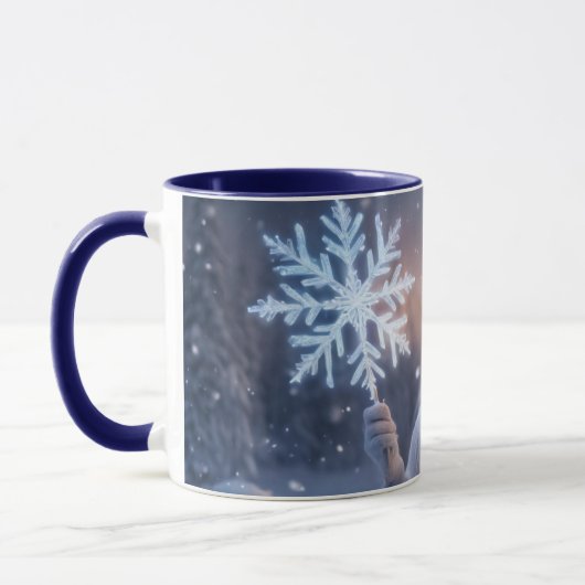 Mug Les flocons de neige sont… (Gauche)