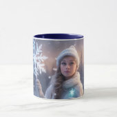 Mug Les flocons de neige sont… (Centre)