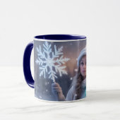 Mug Les flocons de neige sont… (Devant gauche)