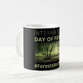 Mug Les forêts et la santé Journée internationale des  (Devant gauche)