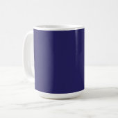 Mug Les formes abstraites bleues et violettes se fonde (Devant gauche)