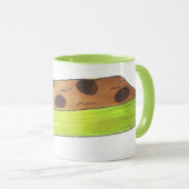 Mug Les fourmis sur une céleri en rondelle Élève Pique (Devant droit)