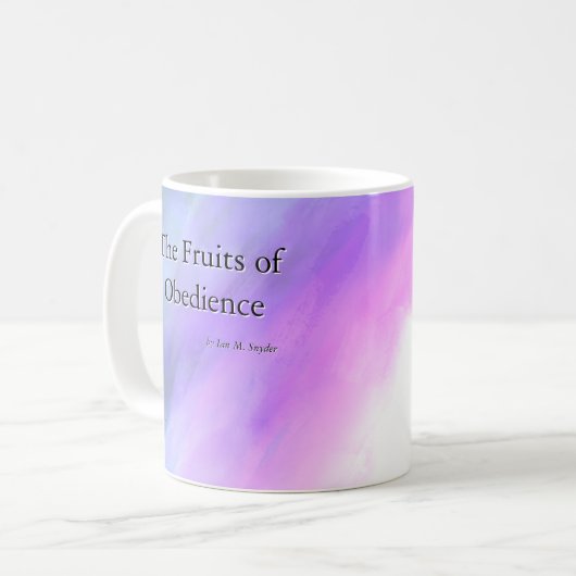 Mug Les fruits de la boue d'obéissance (Devant gauche)