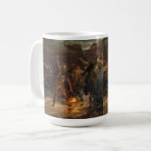 Mug Les funérailles d'un Frank Dicksee viking 1893 (Devant gauche)