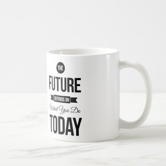 Mug Les futures citations inspirées blanches (Droite)
