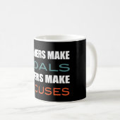 Mug Les gagnants font des buts, perdant font des (Devant droit)