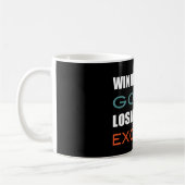 Mug Les gagnants font des buts, perdant font des (Gauche)