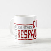 Mug Les Gamers ne meurent jamais - 2 (Devant gauche)