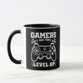 Mug Les gamers ne vieillissent pas ils juste niveler l (Gauche)