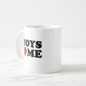 MUG LES GARÇONS M'AIMENT (Devant gauche)