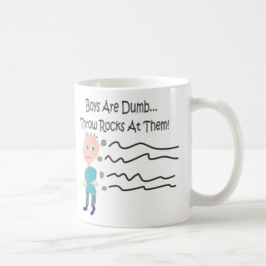 Mug Les garçons sont les "roches muettes de jet à eux (Droite)