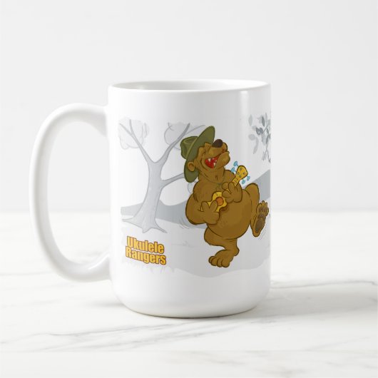 Mug Les gardes forestières d'ukulélé "des ours (Gauche)