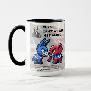 Mug Les gars ne pouvons-nous pas tous aller de l'avant