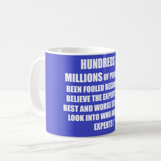 Mug Les gens choisissent des poèmes de style de vie (Devant gauche)