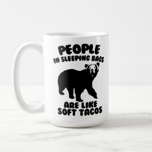 Mug Les gens dans des sacs de couchage sont comme les