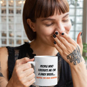 Mug Les Gens Drôle Qui Me Tolèrent Sont De Véritables 