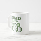 Mug les gens gentils sauvent le monde (Devant gauche)
