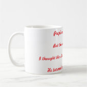Mug Les gens ici sont égoïstes (Gauche)