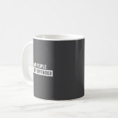Mug Les gens intelligents ne s'offensent pas Citation (Devant gauche)