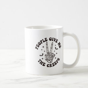 Mug Les Gens Me Donnent Les Creeps Skeleton Halloween