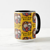 Mug Les gens normaux me font peur (Devant droit)