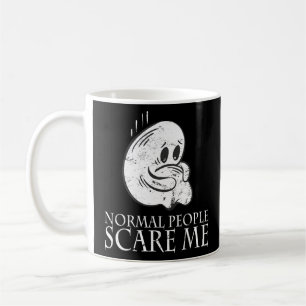 Mug Les gens ordinaires me font peur Geek Nerd antisoc