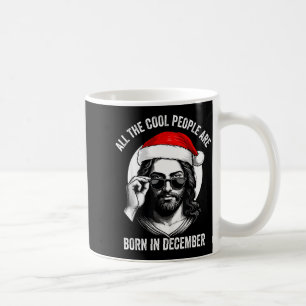 Mug Les gens rétro cool sont nés en décembre Christian
