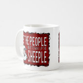 Mug Les gens réveillent Sheeple (Devant gauche)