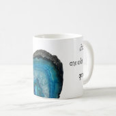 Mug Les gens sont beaucoup comme l'agate de bleu de (Devant droit)