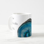 Mug Les gens sont beaucoup comme l'agate de bleu de (Devant gauche)