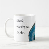 Mug Les gens sont beaucoup comme l'agate de bleu de (Gauche)