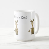 Mug Les girafes sont cool (Devant droit)