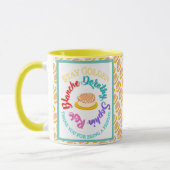 Mug Les Golden Girls Restent Typographie d'or Cheeseca (Gauche)
