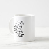 Mug Les golfeurs ont de petites balles (Devant gauche)
