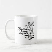 Mug Les golfeurs ont de petites balles (Gauche)